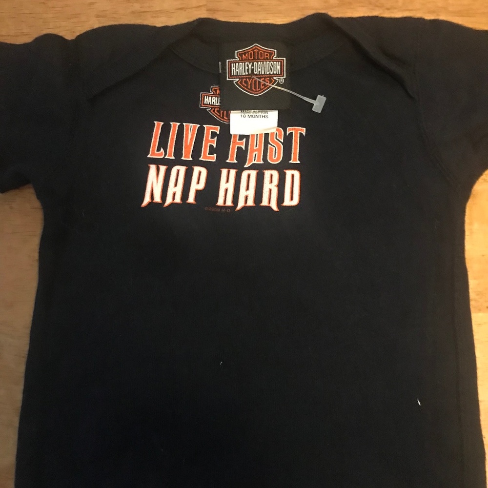 Harley Davidson baby shirt